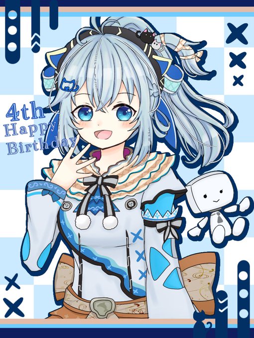 シロちゃんお誕生日おめでとう🎉
#シロちゃん誕生日 #SiroArt 