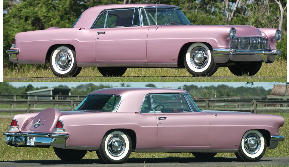 UltimativCars's tweet photo. (Background knowledge)

When #Lincoln's #Continental became its own brand (1955-60) all high-level models were called the #MkSeries, built in a total of 36,347 units:

a. #MkII (55-57): 2,994 u.
b. #MkIII (57-60): 11,268 u.
c. #MkIV (58/59): 10,999 u.
d. #MkV (59/60): 11,086 u. https://t.co/HgsLtGWoUr