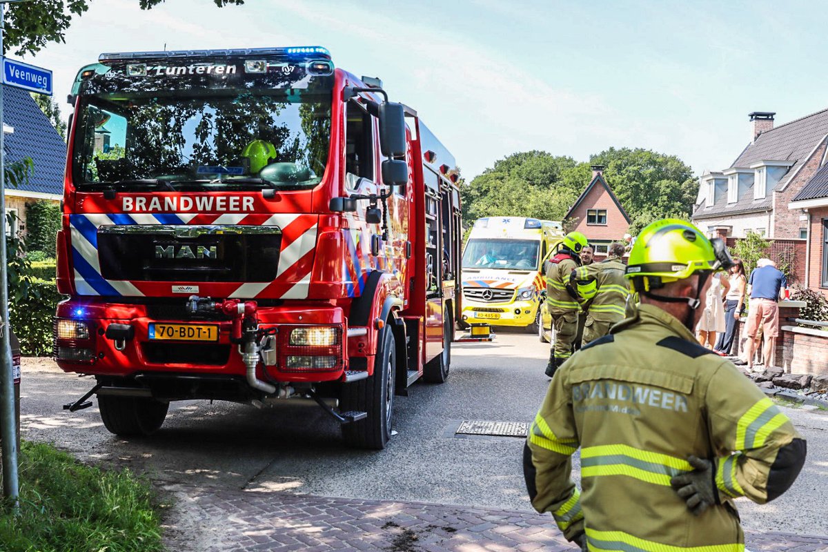Melding aanrijding Veenweg Lunteren