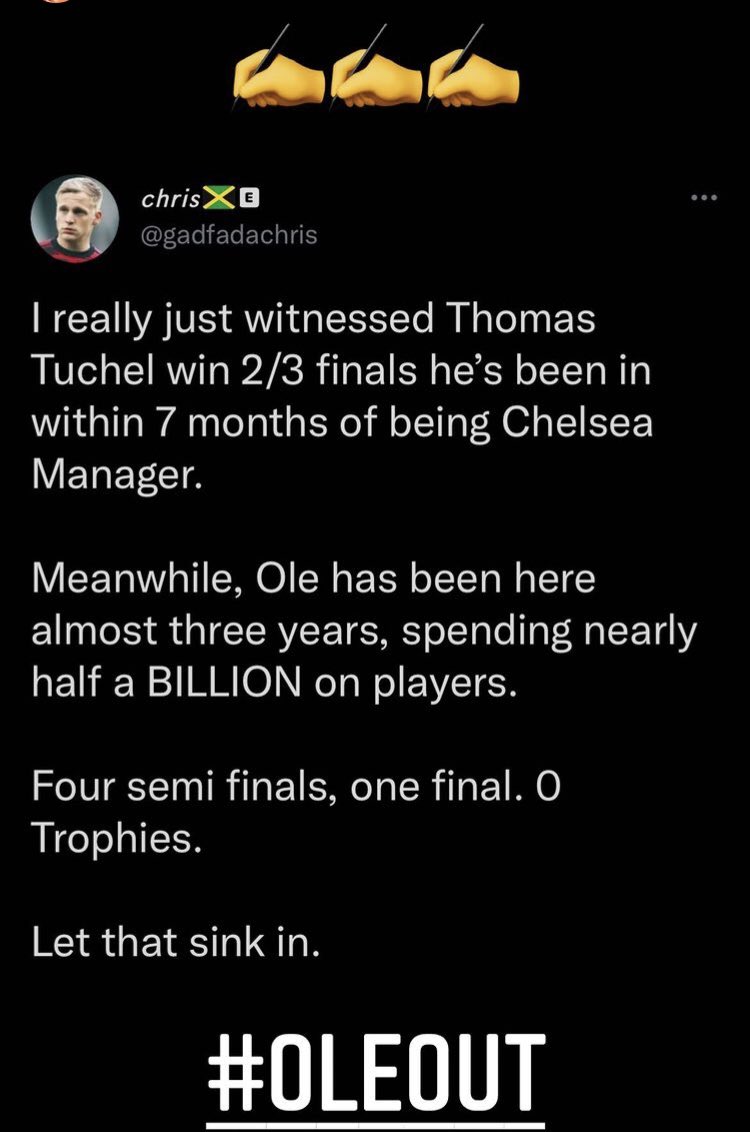 Just leaving this here #MUFC #OLEOUT #CONTE 👀 He is the man