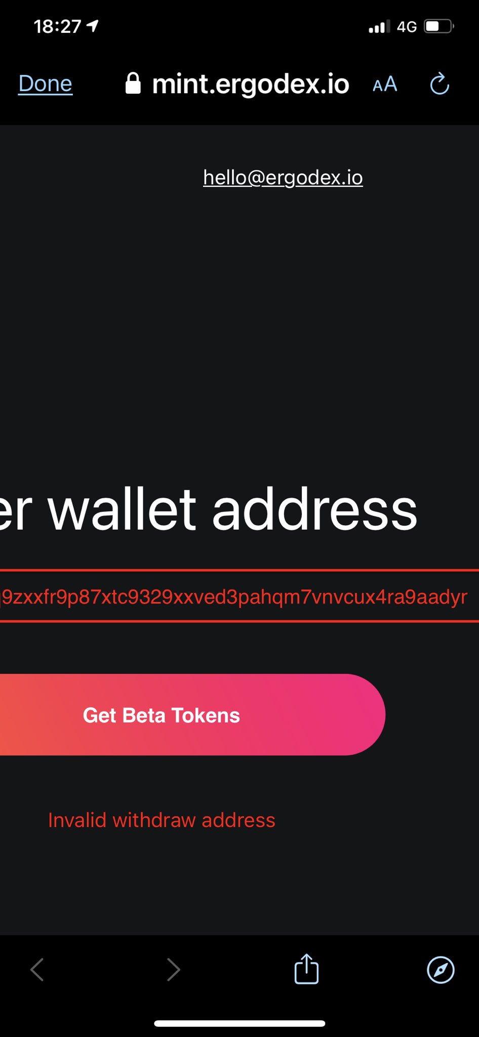 Spectrum (exErgoDEX) on Twitter "Use this link to mint tokens for