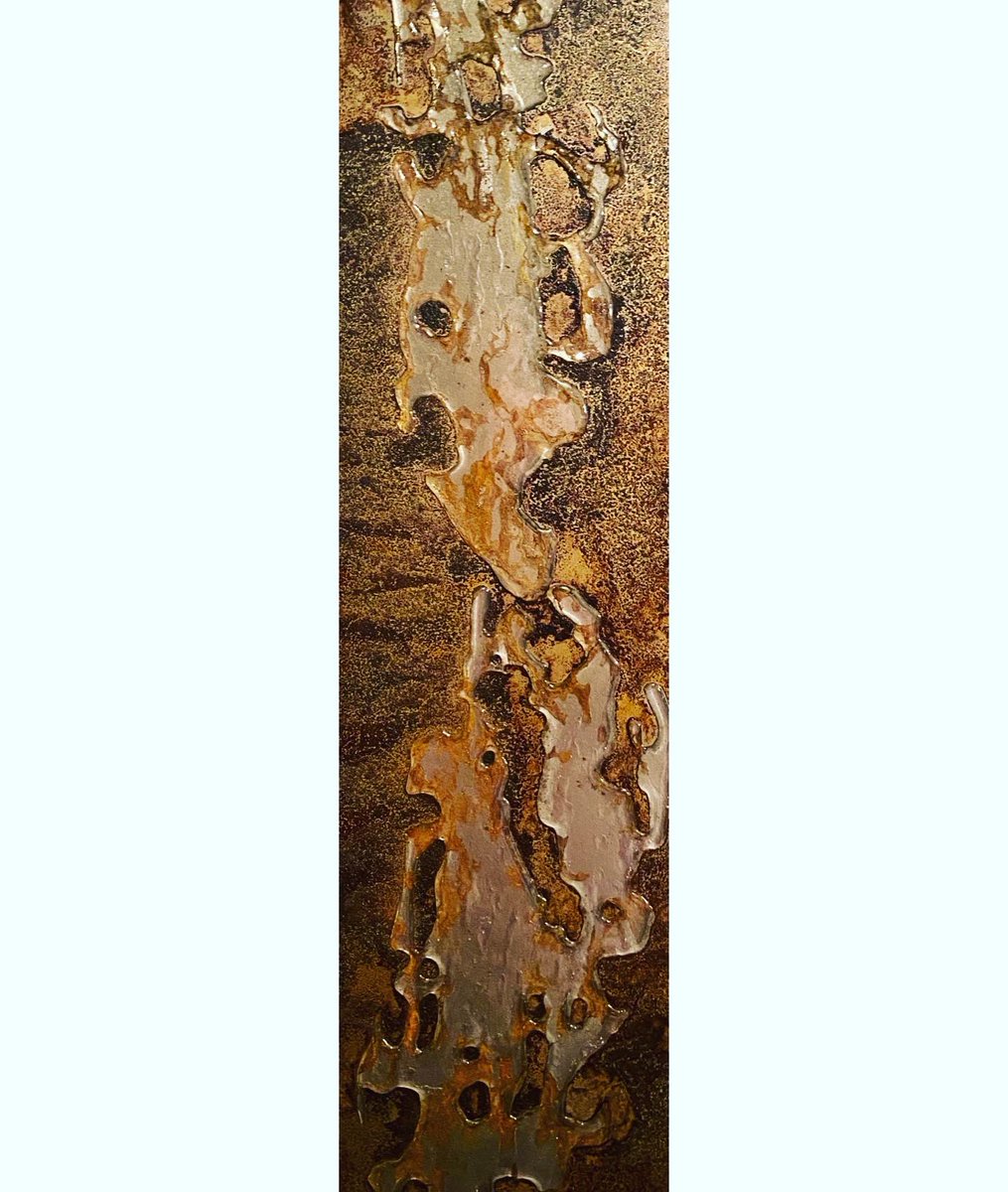 I placed some resin pieces on a metal plate and sprayed vinegar to rust it. Quite happy with the results.
6x24 in
#rustart #resinart #resin #Abstract #outsideart #rustneversleeps #canadianart #Ottawa #abstractart #artisfun #abstractartist #contemporaryart #artecontemporaneo #art