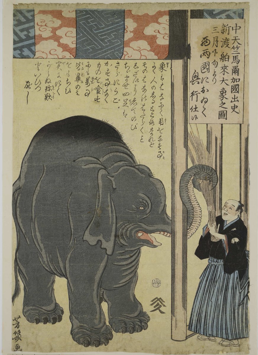I cannot express how much I love the elephants that appear in old Buddhist art and woodcuts.

#elephantday #WorldElephantDay2021 #WorldElephantDay #elephant #象 #Japan