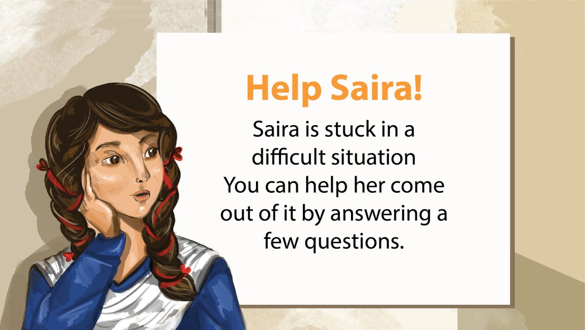 PakistanCCP's tweet photo. @PakistanCCP, together with @EastWestCenter.org, has developed #HelpSaira, a digital interactive and immersive story to help normalise discussion on menstruation, especially for young girls. Follow this link: https://t.co/ljGOO59Txd #MenstruationMatters #YouthDay #YouthLead. https://t.co/sF3SSwSwqu