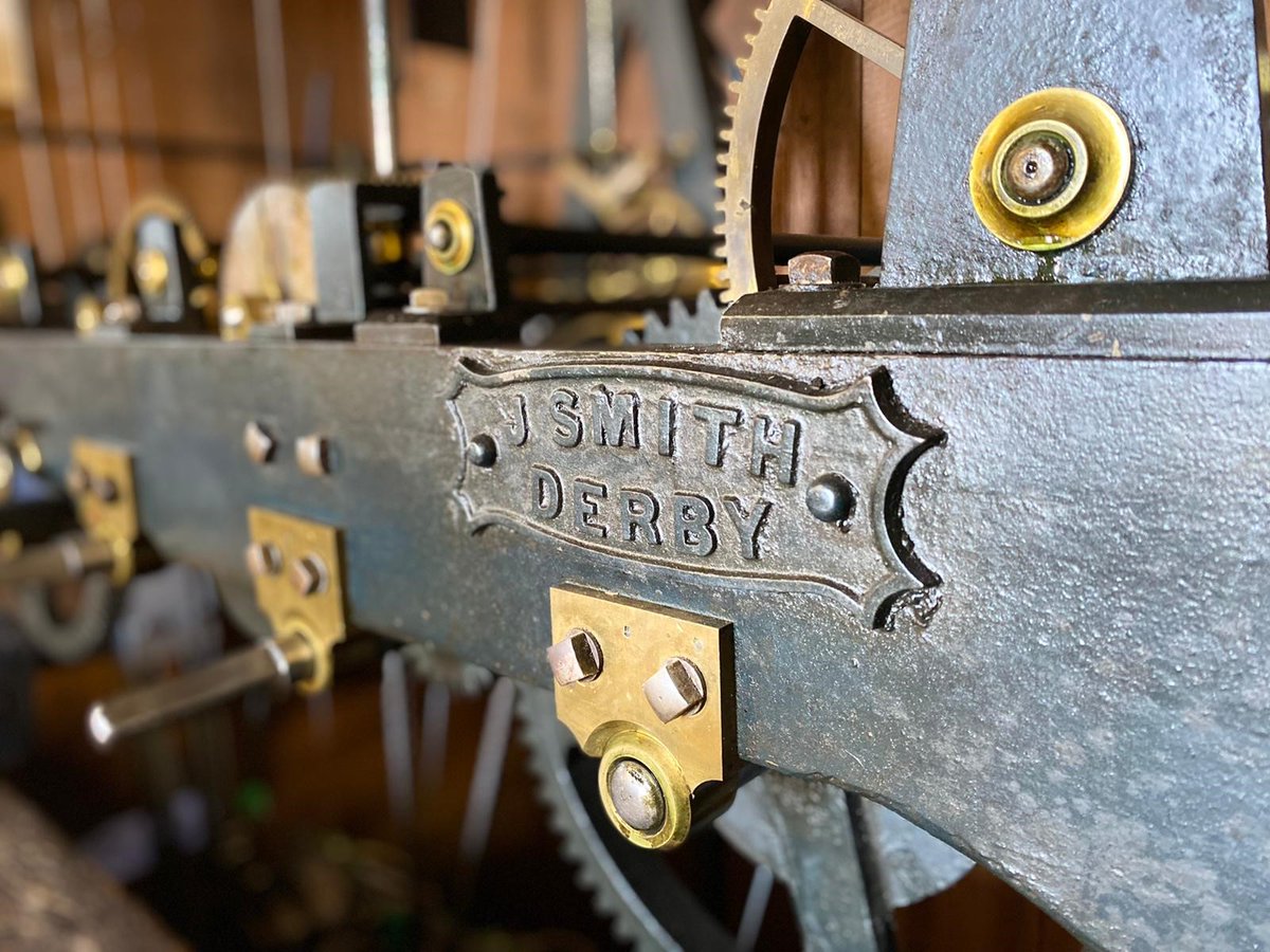 SmithofDerby's tweet photo. A CLOCKMAKERS VIEW
A classic Smith of Derby Clock Mechanism.
#smithofderby #clockmaker #mechanism #clockmakersview https://t.co/S3pCzZHnhQ
