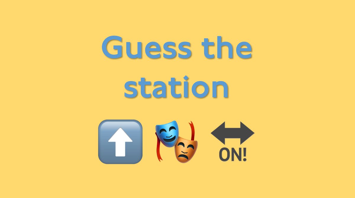 Can you #GuessTheStation? ⬆️ 🎭 🔛