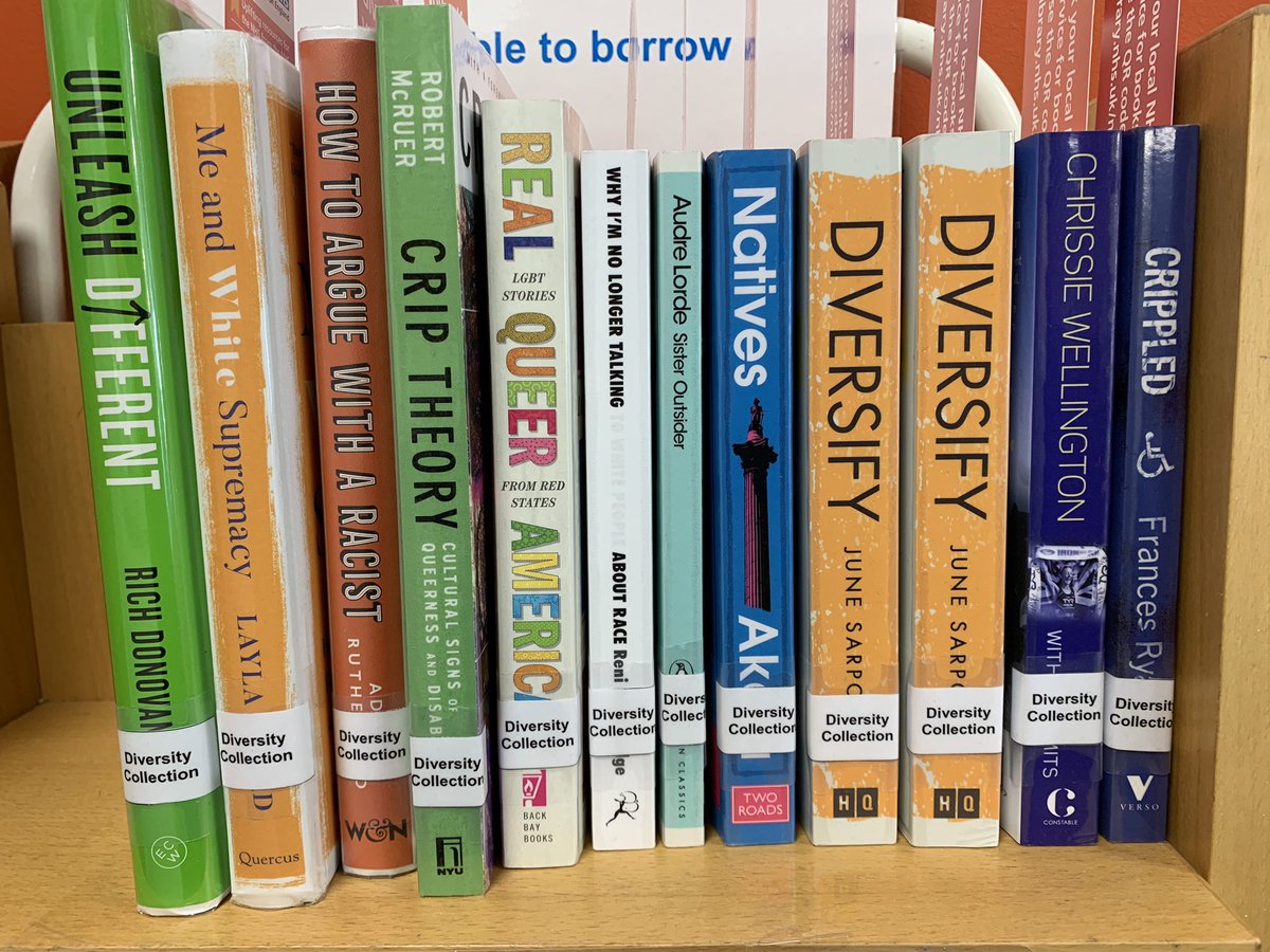 Like to lunch &amp; learn? Pick up a book in your break 🥪🍎

We have a number of titles in our Diversity Collection available to borrow! <a href="/MTWnhs/">Maidstone and Tunbridge Wells NHS Trust</a> <a href="/MTWlgbtnetwork/">MTW LGBT+ Network</a> <a href="/CEMN_MTW/">Cultural And Ethnic Minorities Network MTW</a> #nhslibraries