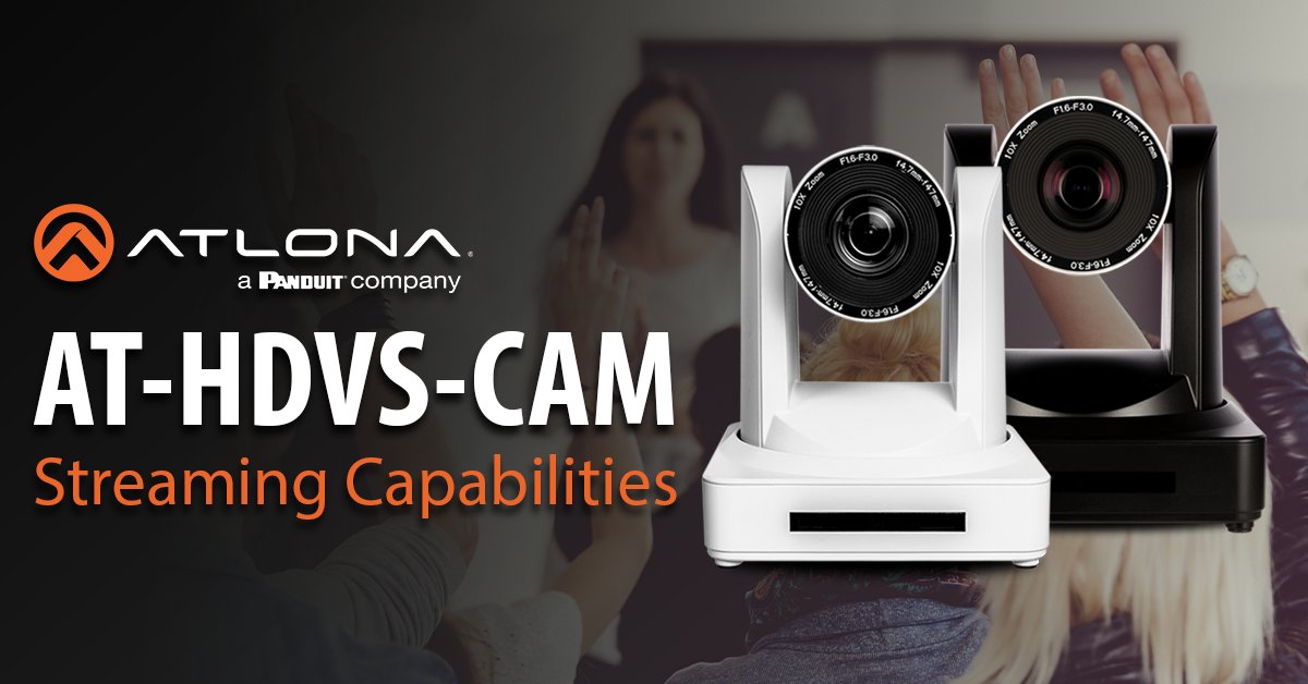 Atlona's tweet image. The newest AT-HDVS-CAM firmware adds H.264/H.265 network streaming and video preview features.

Learn more:  bit.ly/2XmGUvq

#presentationsystems #AVTweeps #proAV