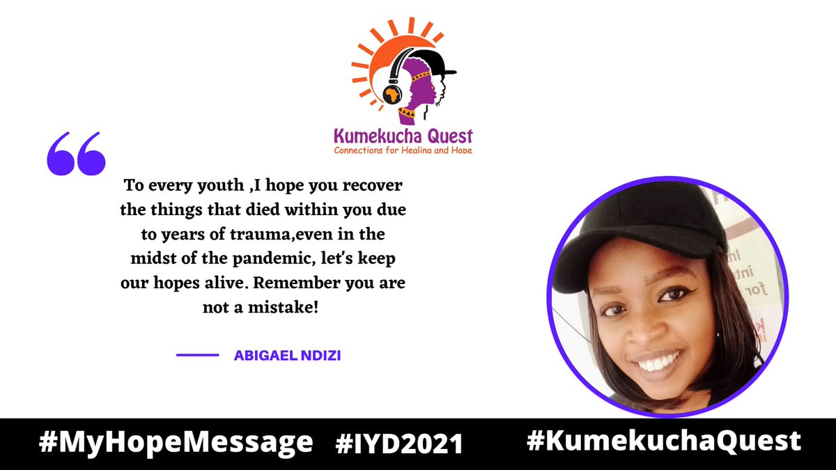 Samba4Youth's tweet photo. #IYD2021 

There is hope💪💪

@GSNAfrica @angiyo58 @DFHRC https://t.co/QdXHd1mEog