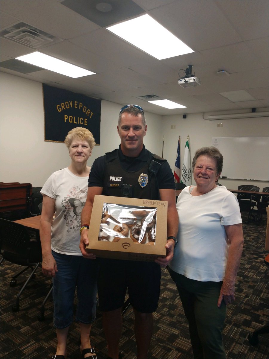 Thanks to the ladies from Lockbourne Freewill Baptist Church for dropping off several dozen power rings.  We sure do appreciate the morning energy boost!!!  
We are blessed to have such support from our community.