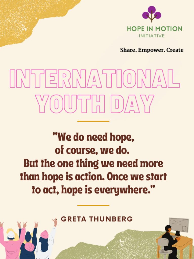 Happy international youth day. The youth are the foundation of generations to come #InternationalYouthDay #YouthDay #YouthLife #CelebratingYouth #YouthFreedom #YouthAlive #21DaysOfYOUth #InternationalYouthDay202