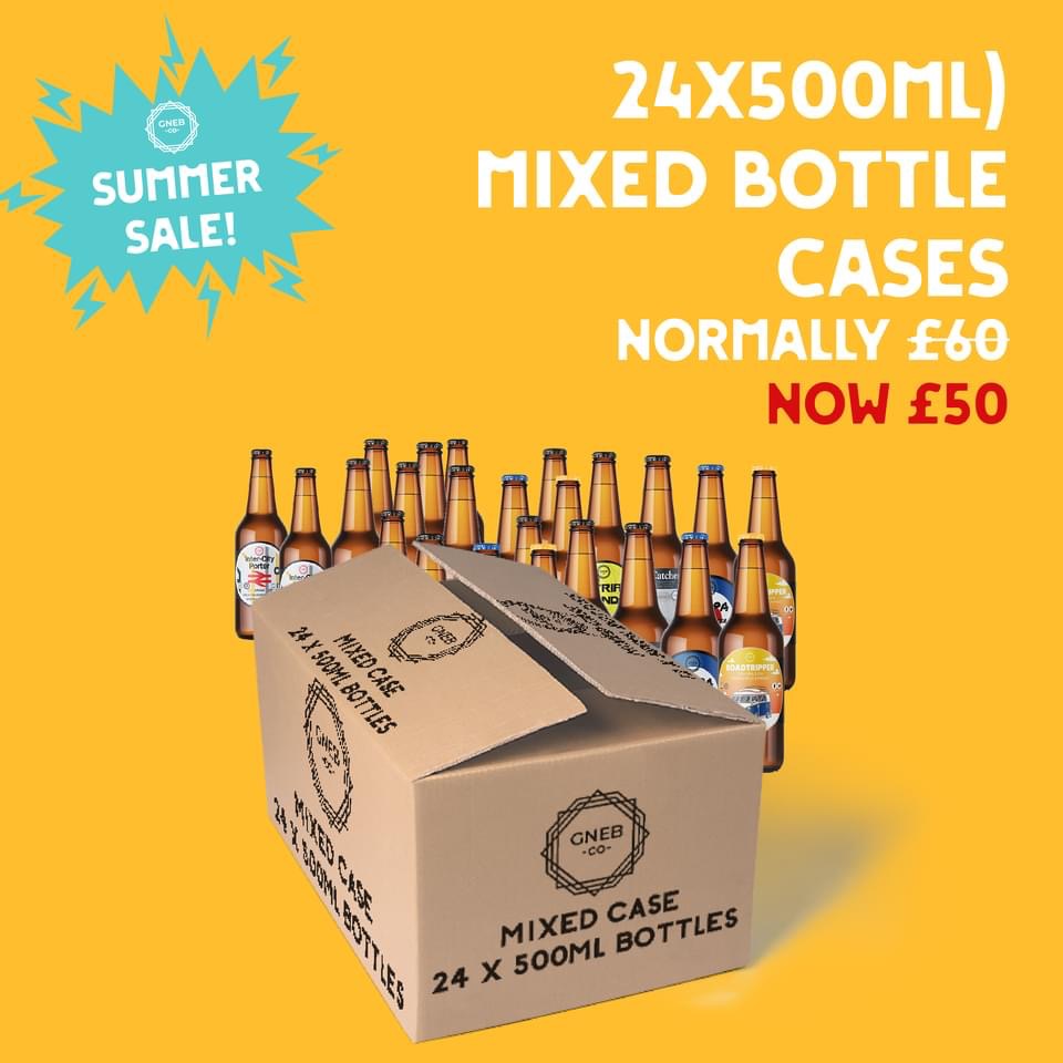 🍻☀️Summer Sale!!!🍻☀️ Prices slashed on mixed cases... Head to gnebco.com to take advantage! As always all our products are Gluten Free🌾