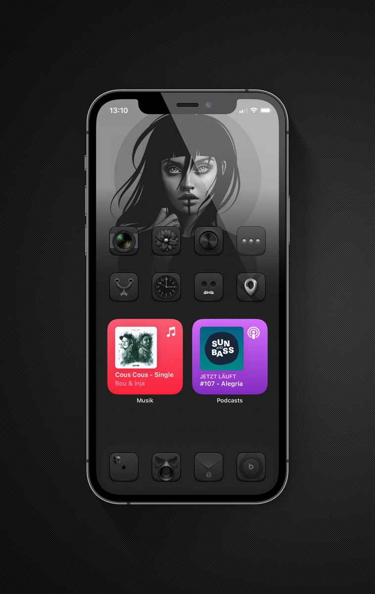 cub_dom's tweet image. Carbon by @Nyk0n_ Wallpaper by @Maria2Ps Widgy by @AppleMusic Mockup by @screenshot_pro Clear Spaces by @ClearSpaces_ #nojailbreak #iOS15beta5