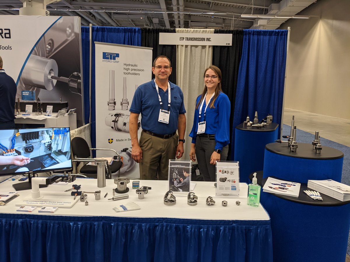 ETPTransmission's tweet photo. Thursday already and last chance to see Team Werner of ETP Inc at Precision Machining Technology Show (PMTS)
Booth 6108
#etp #precisionmachining #hydrogrip https://t.co/Y2IpurPazw