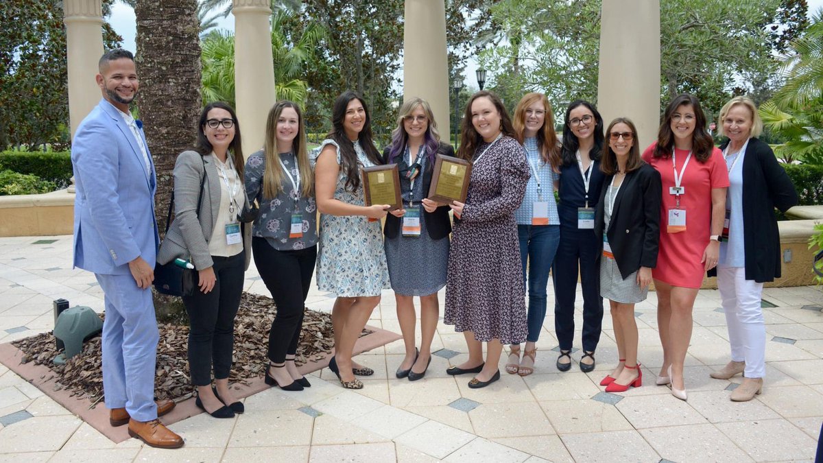 AliBeemerPR's tweet photo. What a great #FPRAConference! So many great speakers and topics. @FPRAOrlando won two President’s awards and @UniversalORL PR team won an award of distinction for the Halloween 2020 Seasonal Experiences campaign at the Golden Image awards. I’m so thankful for my @FPRA family 💙🤍 https://t.co/nRfJFxejao