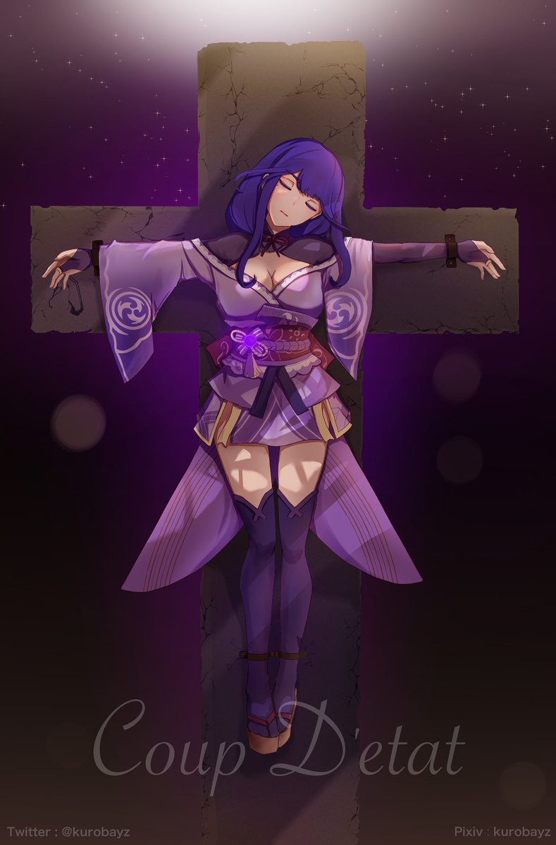 My take on Raiden Shogun, i save my primogems only for her a