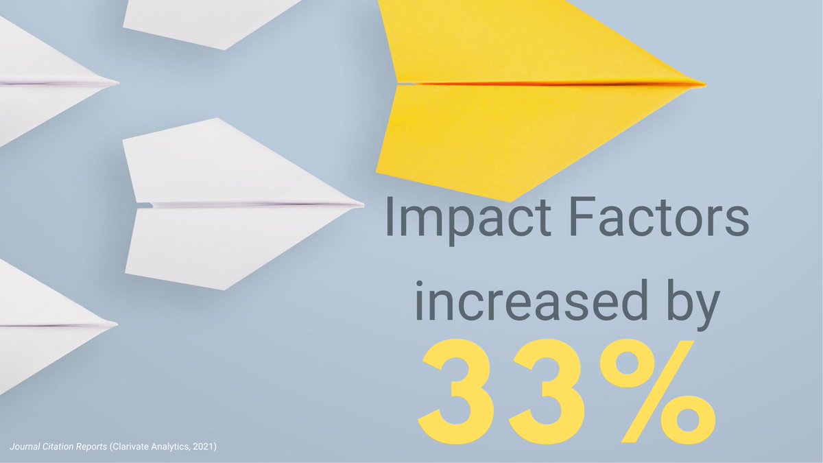 2020 was a challenging year for many and we would like to thank  all our authors, editors, reviewers, society partners and everyone that contributed to an extraordinary year for our Journals.
 👓 our blog: ow.ly/UB9y50FOfXo
#impactfactor  #academicpublishing #journalimpact