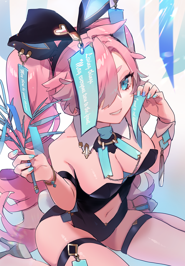 「涼しくなあれ～💫💫
#青を見て体感温度をさげる 」|さく之輔のイラスト