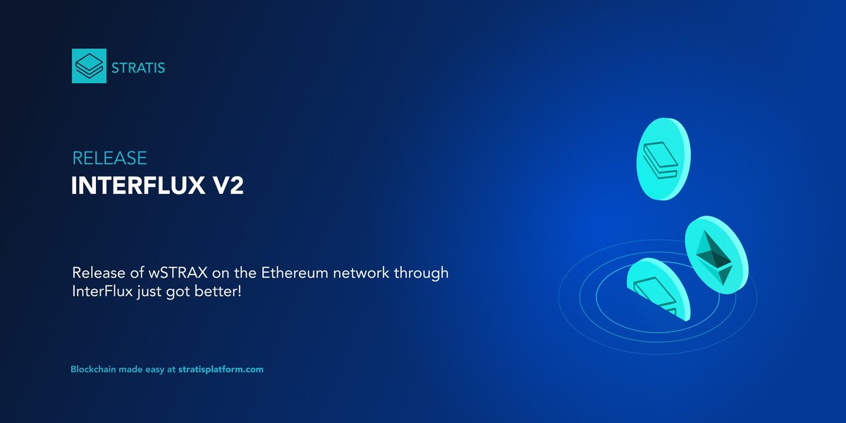 SharpEconomy's tweet photo. Stratis’s interoperability solution, Stratis #InterFlux, has become the first product under the
#StratisBlockchain Technologies framework to incorporate Stratis’ Oracles feature
https://t.co/5KhYDY2t6e
#Blockchain $STRAX #DeFi https://t.co/d1kSvu5EUq