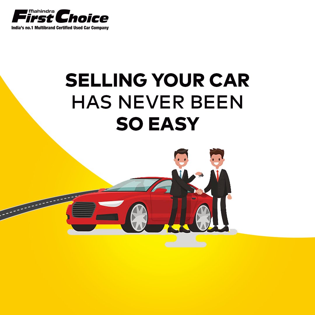 MFCWL's tweet photo. Sell your car at Mahindra First Choice in just three simple steps. Contact your nearest dealer for more details!
.
.
#SellwithMFC #EasySteps #SimpleSteps #PostCarDetails #GettheBestPrice #FullPayment #SellNow #MahindraFirstChoice https://t.co/s8TyhEgGJT