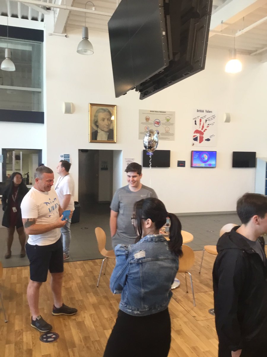 DlsaYear11's tweet photo. A fantastic atmosphere of celebration on results day today from staff and parents for the students who have earned their results. Well done gentleman we are all very proud of you! https://t.co/MWSwkjuN4w