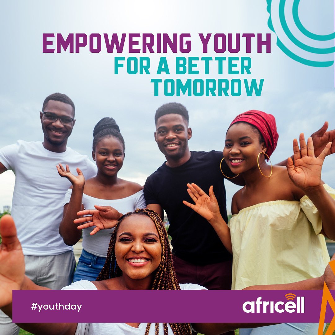 #AfricellUG is proud to empower the Youth for a better tomorrow. This is because the future lies in the youth of today. Happy #InternationalYouthDay