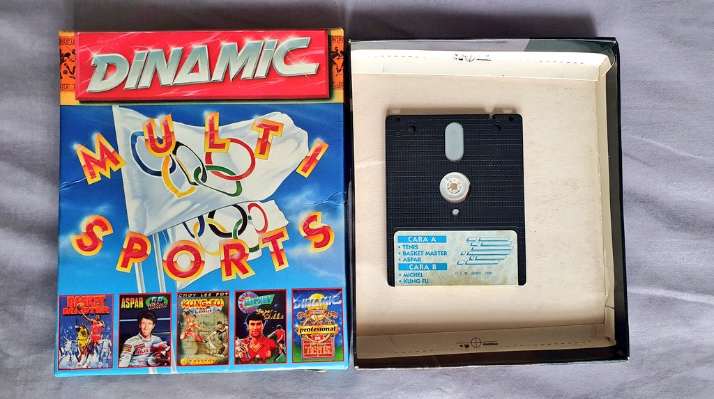 Dinamic multi sports, pack de juegos de deporte, con verdaderas joyas, que hacían las delicias de los jugadores. Horas de diversión con mi amstrad cpc. #dinamic #RETROGAMING #sports #nostalgic #gamer