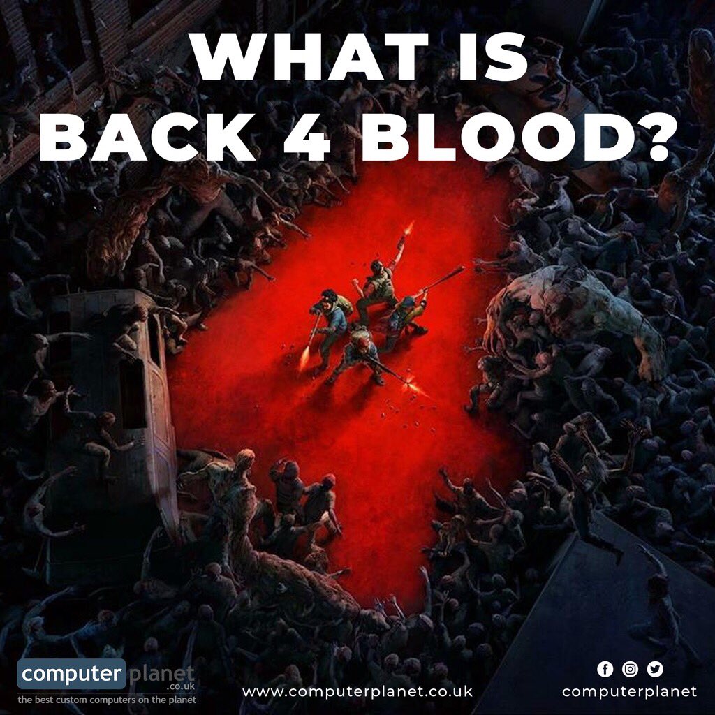 computerplanet's tweet image. Developed by Turtle Rock, Back 4 Blood is a spiritual successor to Valve's classic Left 4 Dead series.

Back 4 Blood's gameplay mixes action with several layers of customization as players fight to survive in the post-apocalypse.⁠
computerplanet.co.uk