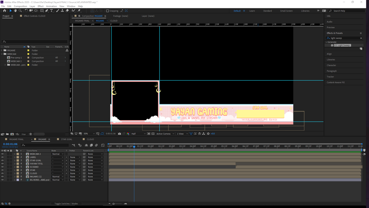raizumii's tweet photo. WIP animating overlay <3 i'm having so much fun exploring new things! #commissionsopen #streamoverlay #streamcommission #vroid #vtuber #ENVtuber https://t.co/ohRpErSj8J