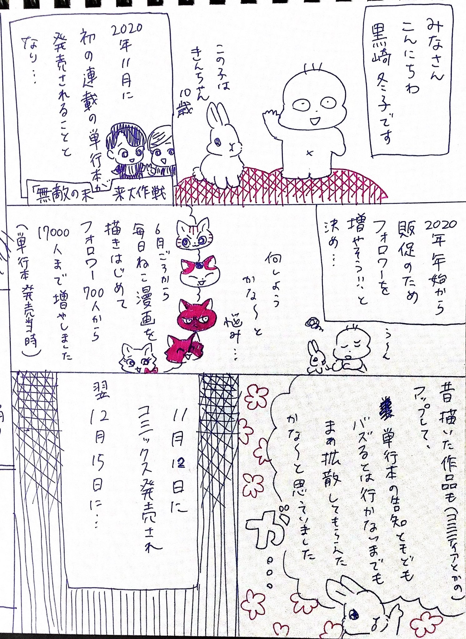 トーン買う 黒崎冬子 新連載開始 連載打ち切りから次の新連載決まるまでの話1 T Co 3stmpqogee Twitter