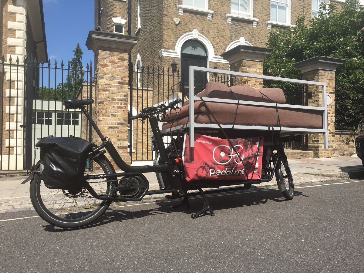 thisisfreegle: RT @pedalmeapp: Sofa so good

#cargobikedelivery #ecargobike #electricbike  #freeglehertford