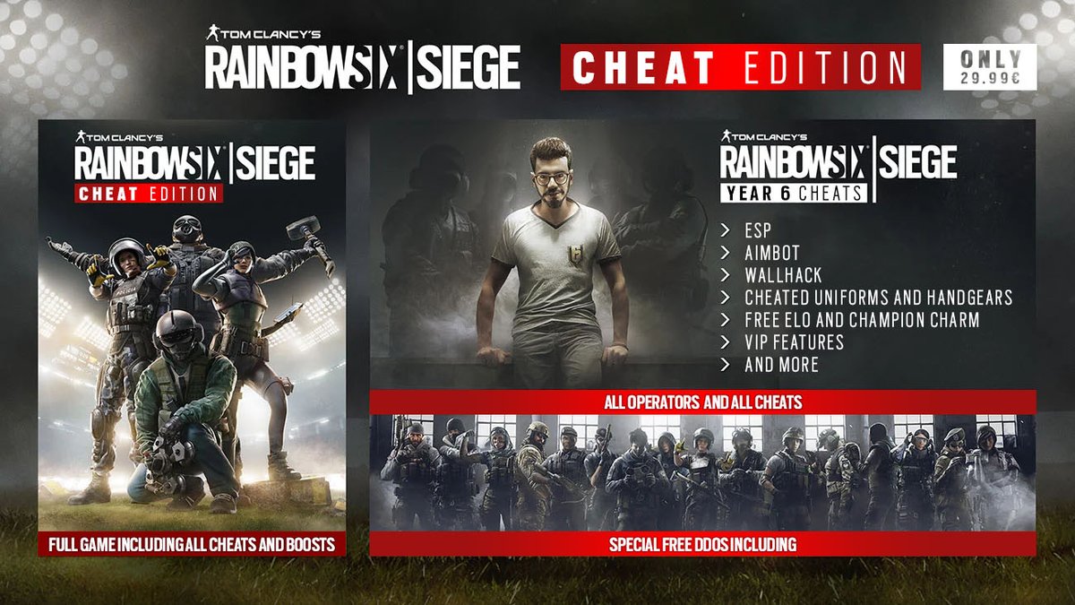 fnatic_TonyFPS's tweet photo. New Rainbow Six Siege Edition !
🤣🤡🤣🤡🤣🤡🤣🤡🤣 https://t.co/l2JyXYEPl4
