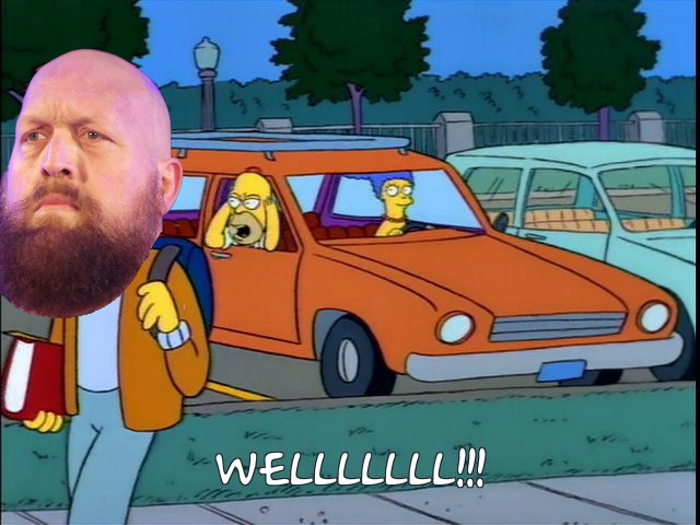 Simpsons wrestling memes. 