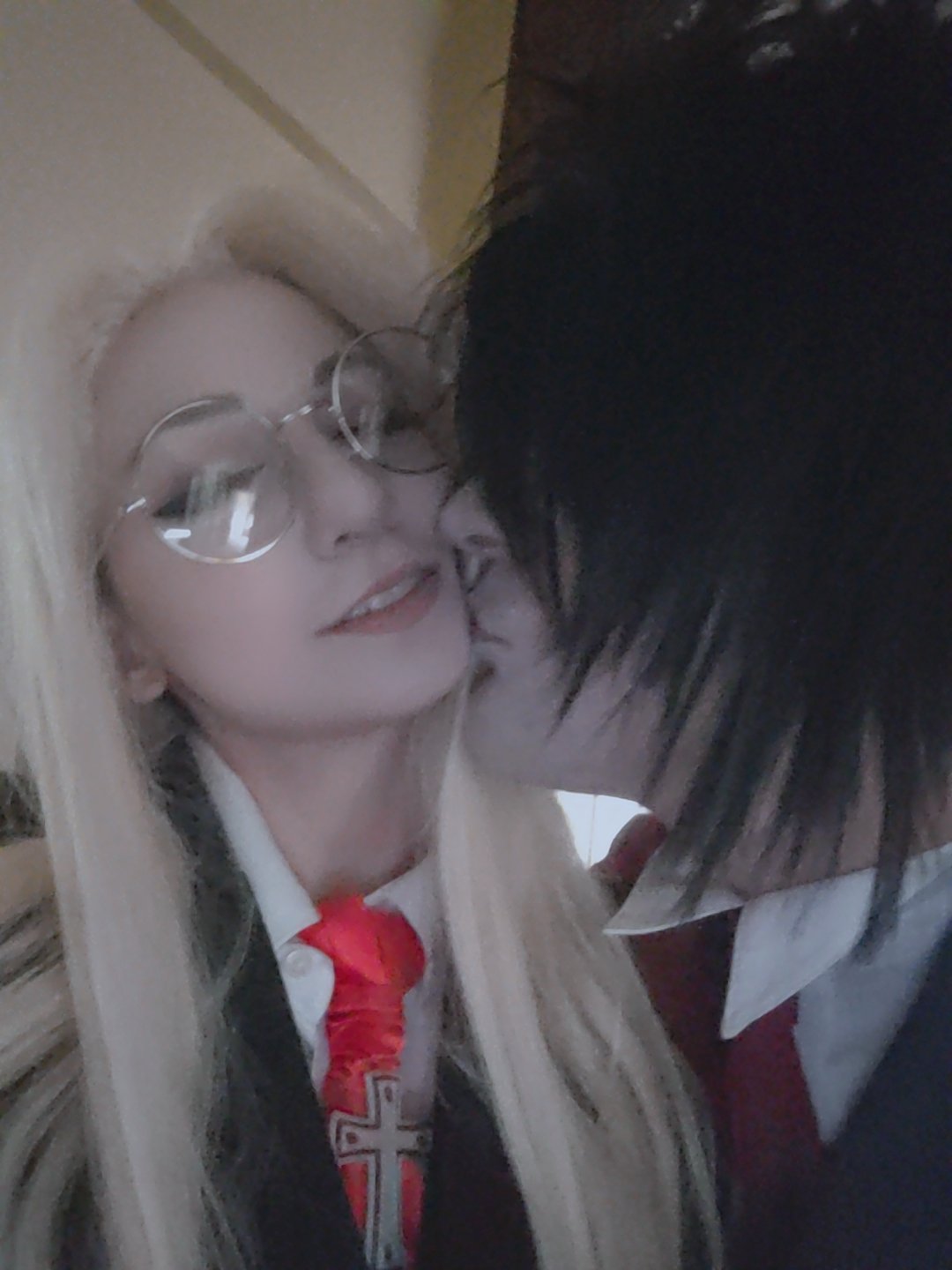 Alucard & Integra, Hellsing, love, kiss