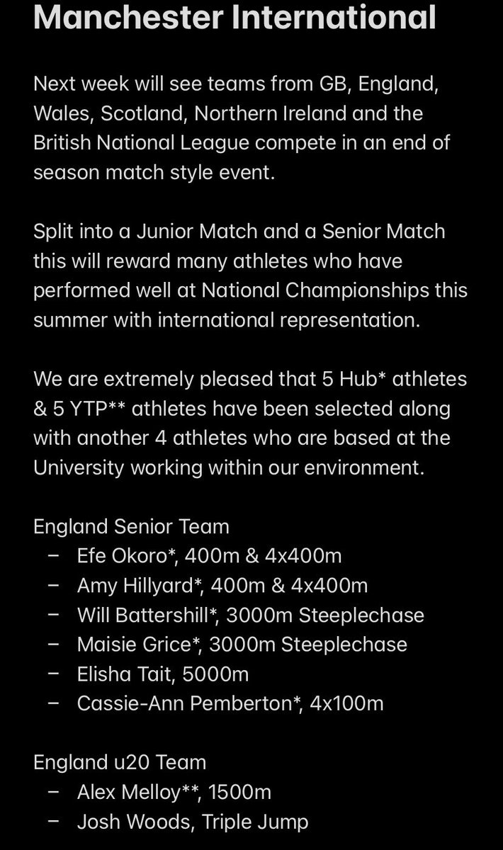 Athletics Talent Hub - Birmingham tweet media