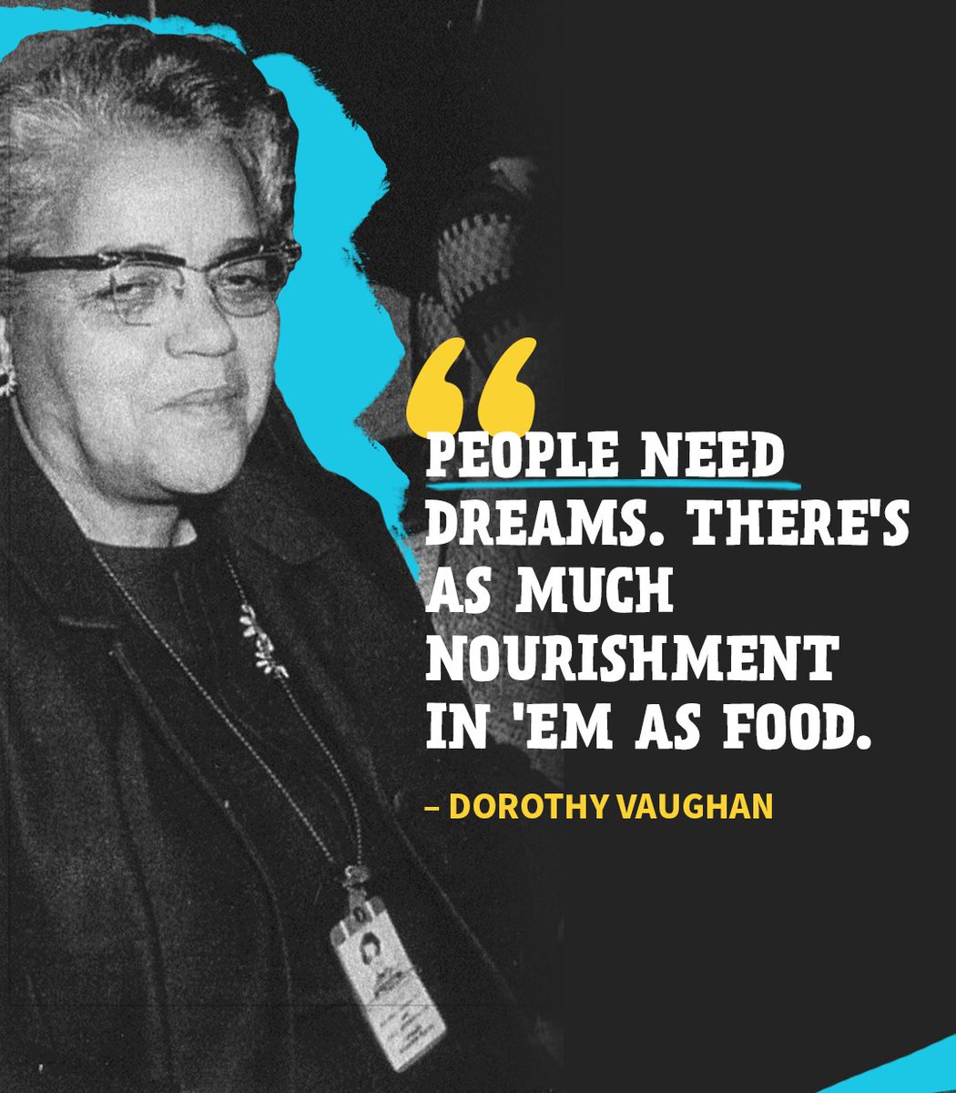 zearned's tweet photo. Dorothy Vaughan is a big reason why NASA won the space race. Her math skills can be an inspiration to every kid who ever dreamed of blasting off. https://t.co/A0pmNiRV0f