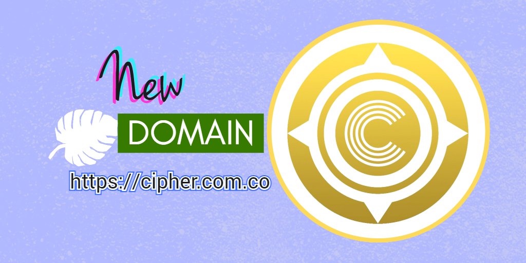 ciphertoken's tweet photo. Announcement: Dear Cipher community, finally we got wonderful domain https://t.co/QA47mcsNjb  We are going to update it soon. Thank you 🙏 #CIPHER #CPR #ciphertoken #ciphertech $CPR https://t.co/IEVw4QneWj https://t.co/vPthO6sSUZ