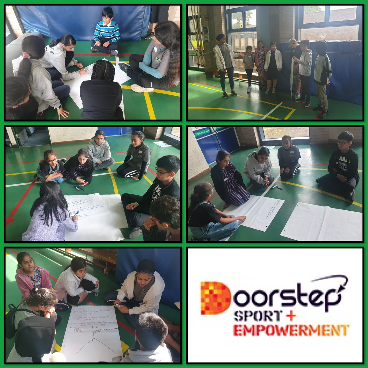 imocharity's tweet photo. Our #DoorstepPlus group are supporting young people on our #GetStuckIn camp. They are showing #leadership, #communication and #teamwork skills. Thanks to @StreetGamesNor1 for supporting the young volunteers and empowering them. @ImranAkujii @jayne_ivory @OsmanSayyed @BwDDenise https://t.co/0BE8RImpCu