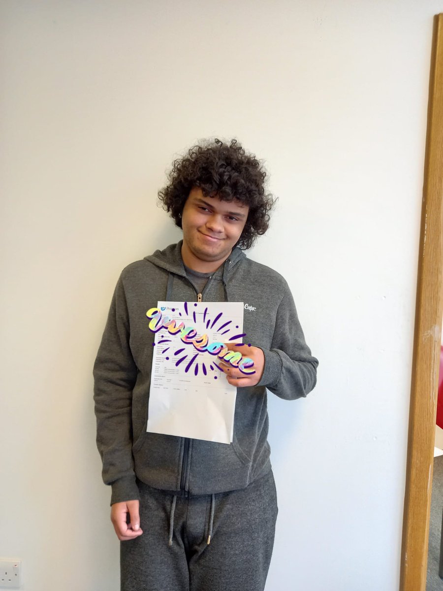 eko_trust's tweet photo. We're so proud of our students at Pathways school: 18 months tough times, on top of a range of personal challenges, but lots of English and maths functional skills passes and college places, including P below! 
🌟😊🌟😊🌟😊🌟😊
#resultsday2021 
#resultsday 
#SEMH https://t.co/Xygsdt3Us1
