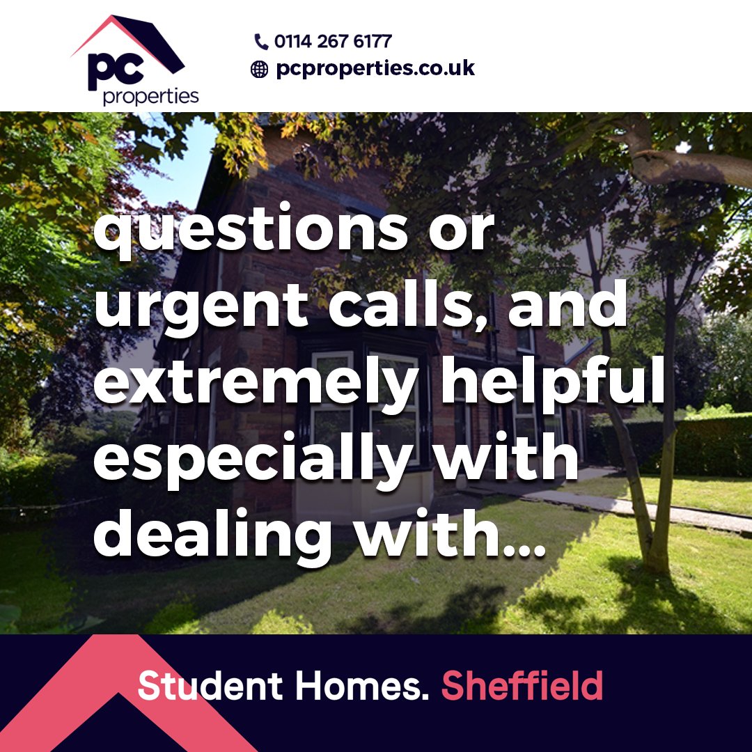 pcpropertiesuk's tweet photo. A recent review from a tenant who has just left one of our properties.

Thank you for the kind words Kirstin and we're so pleased to have supported you throughout the pandemic

#studentproperty #sheffieldstudents #studenthousing https://t.co/3BFQkv84Kv