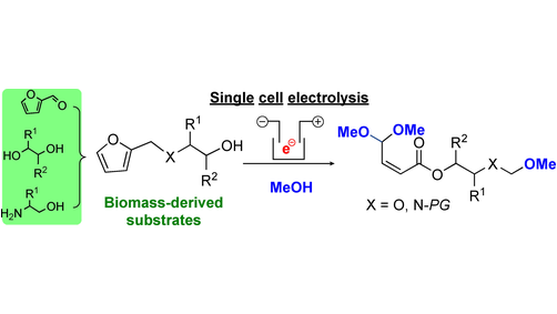 EurJOC's tweet photo. Torii-Type Electrosynthesis of (alpha),(beta)-Unsaturated Esters from Furfurylated Ethylene Glycols and Amino Alcohols by @AiJirgensons, Madara Darzina and @homo_sum (@osi_lv) https://t.co/ltbP2mVxbI https://t.co/CAzv8D1oL6