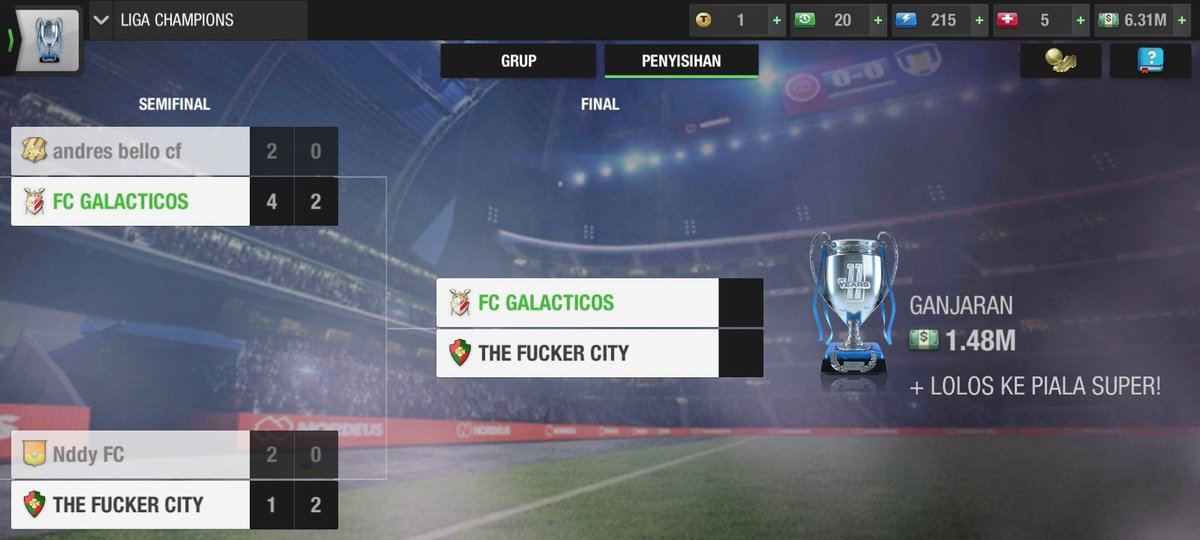 FCGALACTICOSID_'s tweet photo. Setelah juara di Kompetisi Cup @FCGALACTICOSID_ kembali ke laga final kali ini kompetisi liga champions dengan top skor sementara Sutan disusul Ifanda 🔥🔥 sementara liga sudah memasuki pekan ke 24 dengan top skor sementara Ifanda disusul Kayaalp 🔥🔥🔥 https://t.co/qAxNjGqgQs