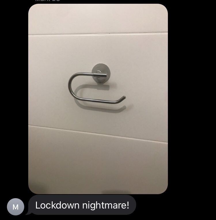 Witty family member on the news of the #CBR Lockdown