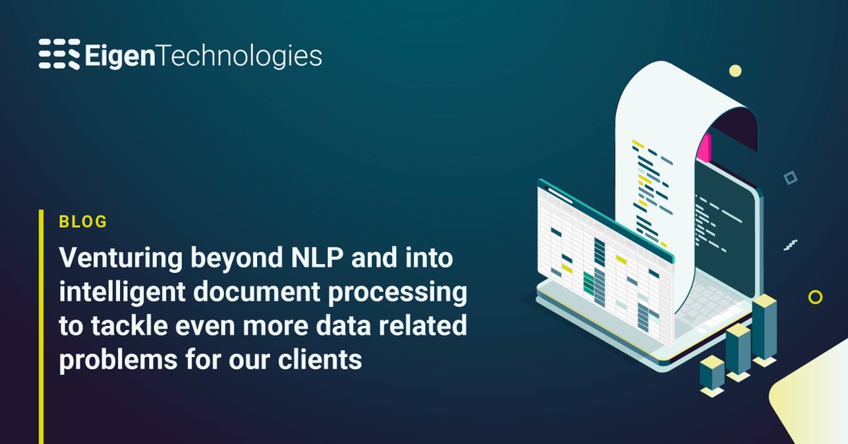 Eigen Technologies (@eigen_tech) on Twitter photo In our latest blog, our CEO & Co-founder, <a href="/lewiszliu/">Dr. Lewis Z. Liu</a> talks about how we're solving more data problems for our clients with our #TablesExtraction module that launched earlier this year.
Read more on our blog: bit.ly/3jL15e3.
#NLProc #AI #DeepLearning #ObjectDetection In our latest blog, our CEO & Co-founder, <a href="/lewiszliu/">Dr. Lewis Z. Liu</a> talks about how we're solving more data problems for our clients with our #TablesExtraction module that launched earlier this year.
Read more on our blog: bit.ly/3jL15e3.
#NLProc #AI #DeepLearning #ObjectDetection