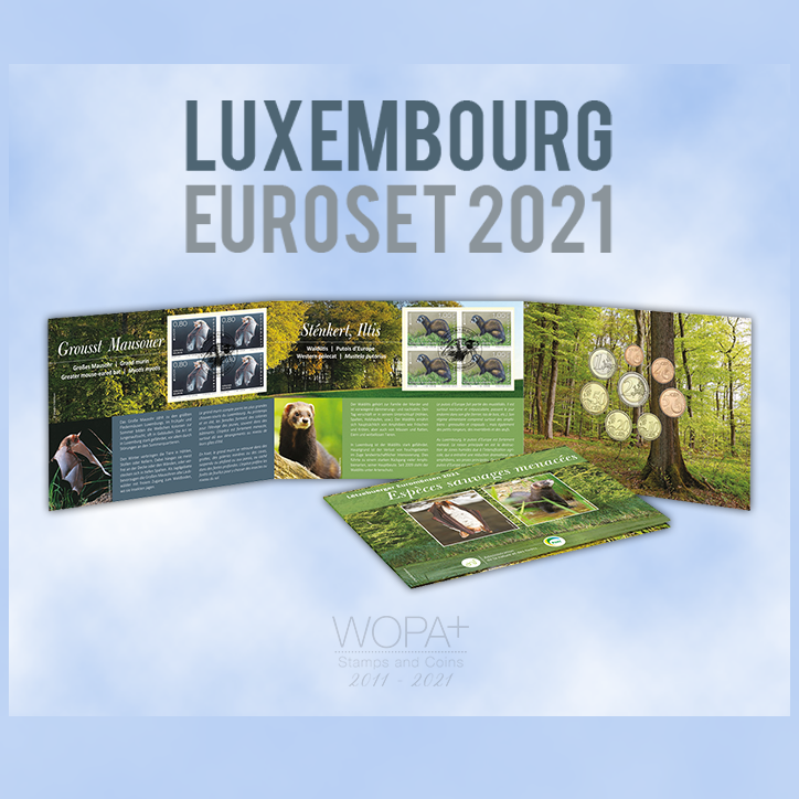 WopaPlus's tweet photo. 🇱🇺Euro-Coins Luxembourg 2021🇱🇺

The 2021 Euro-Coins collection compiles all the Euro coins from Luxembourg issued during 2021, accompanied also by stamps.

ORDER YOURS NOW AT WOPA+ 👉 https://t.co/3yg7JBXuT6 #Coins #Euroset #Luxembourg #coincollector https://t.co/VmrMgBg4yz