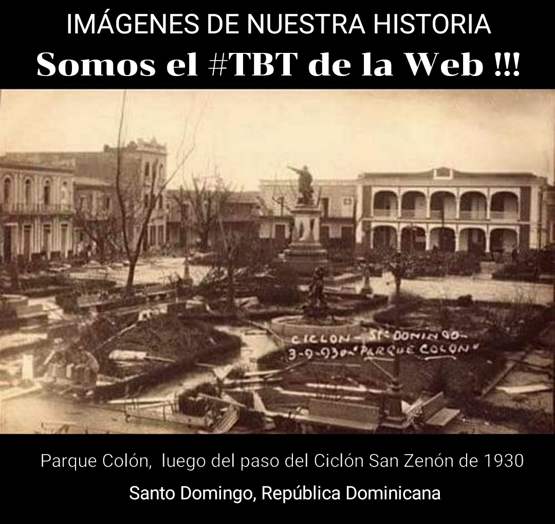PARQUE COLÓN / CICLÓN SAN ZENÓN / 1930
Vista panoramica del Parque Colón ,  y su entorno , luego del paso del Ciclon San Zenón el 3 de Septiembre de 1930.
Santo Domingo. República Dominicana.
Fuente: AGN.
IMÁGENES DE NUESTRA HISTORIA.
#imagenesdenuestrahistoria