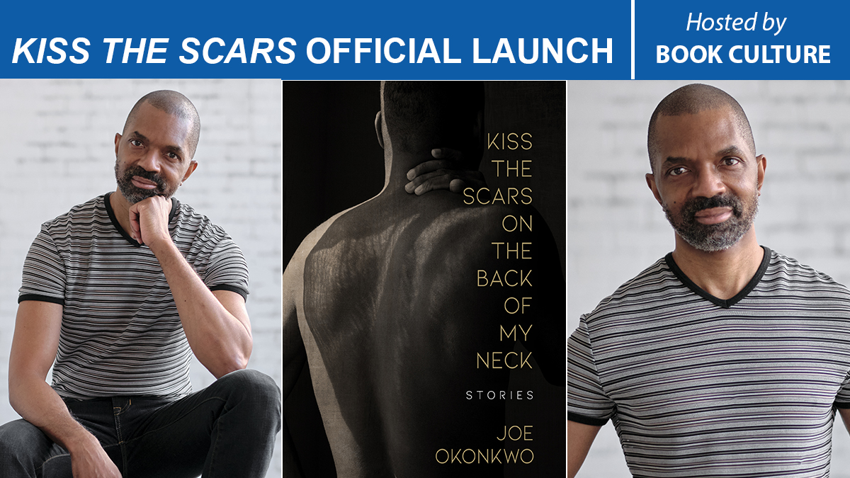 TODAY! Official launch event for my new book, KISS THE SCARS ON THE BACK OF MY NECK. Hosted by @BookCulture & moderated by the wonderful @TimMurphyNYC. 7:30pm EDT. Help me celebrate! Info: bit.ly/3fMvBD6 @AmblePress @BywaterBooks #KissTheScars