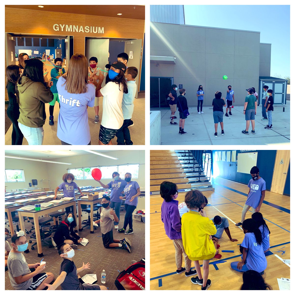 kimberlyAhewitt's tweet photo. Day before the first day of school all 112 6th graders came on campus to be welcomed by our 40 inspirational 8th grade WEB leaders! So impressed & proud of all of our Explorers. WEB- where everyone belongs! ❤️ #wcsexplorers https://t.co/42bcGn0vLF