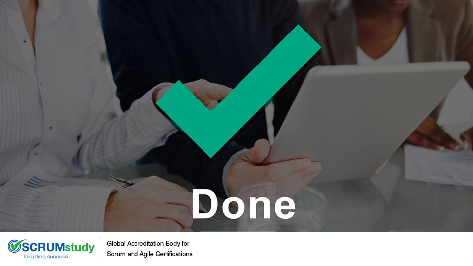SCRUMstudy_'s tweet photo. 𝙒𝙝𝙖𝙩 𝙖𝙧𝙚 𝘿𝙤𝙣𝙚 𝘾𝙧𝙞𝙩𝙚𝙧𝙞𝙖?
Done Criteria are a set of rules that are applicable to all User Stories in a given Sprint.
Read the full article here: https://t.co/ljq24nDVrI
#SCRUMstudy #learnscrum #scrum https://t.co/XzrBBV11Cj