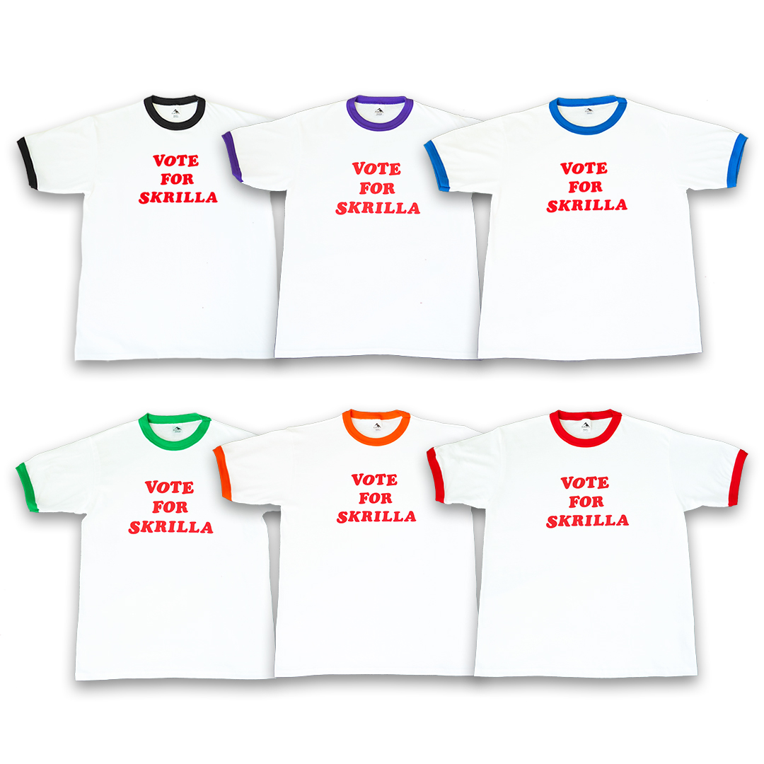 skrillareign's tweet photo. “VOTE FOR $KRILLA” RINGER TEES AVAILABLE NOW https://t.co/8Wp7ZzUiBe https://t.co/Oc69RjfH42
